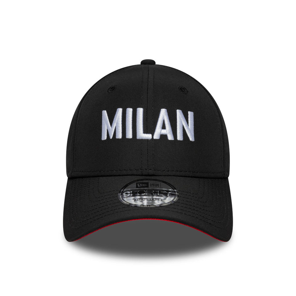 9FORTY AC Milan ACミラン ワードマーク ブラック | NEW ERA ニューエラ公式オンラインストア