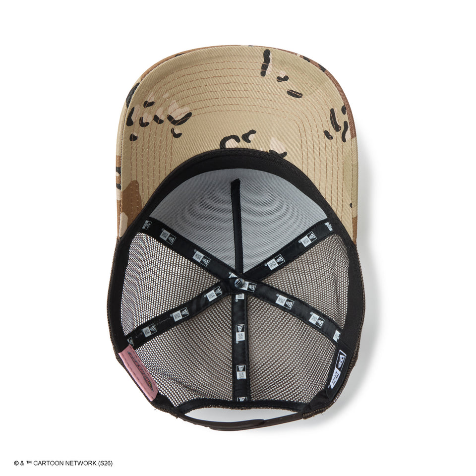 9FORTY A-Frame Trucker The Powerpuff Girls パワーパフ ガールズ ハート デザートカモ | NEW ERA ニューエラ公式オンラインストア