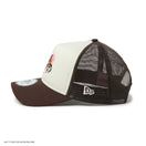 9FORTY A-Frame Trucker The Powerpuff Girls パワーパフ ガールズ ハート クロームホワイト/バーントウッド | NEW ERA ニューエラ公式オンラインストア