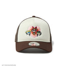 9FORTY A-Frame Trucker The Powerpuff Girls パワーパフ ガールズ ハート クロームホワイト/バーントウッド | NEW ERA ニューエラ公式オンラインストア