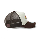 9FORTY A-Frame Trucker The Powerpuff Girls パワーパフ ガールズ ハート クロームホワイト/バーントウッド | NEW ERA ニューエラ公式オンラインストア