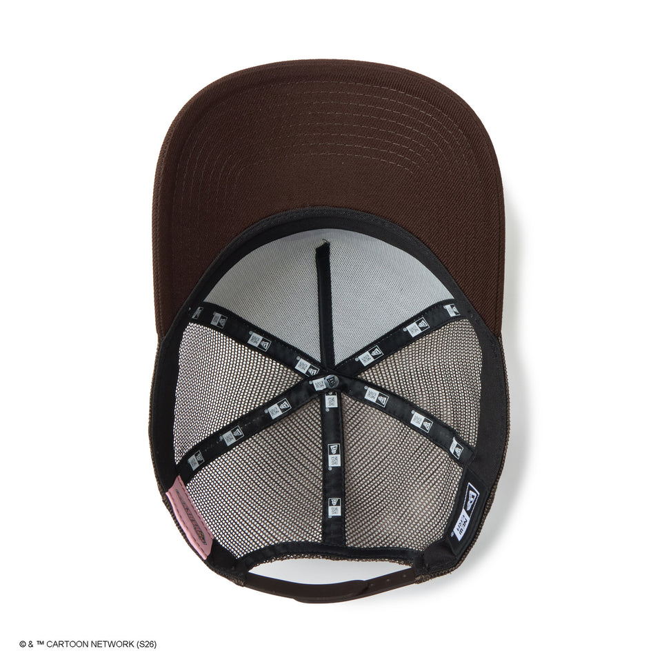 9FORTY A-Frame Trucker The Powerpuff Girls パワーパフ ガールズ ハート クロームホワイト/バーントウッド | NEW ERA ニューエラ公式オンラインストア