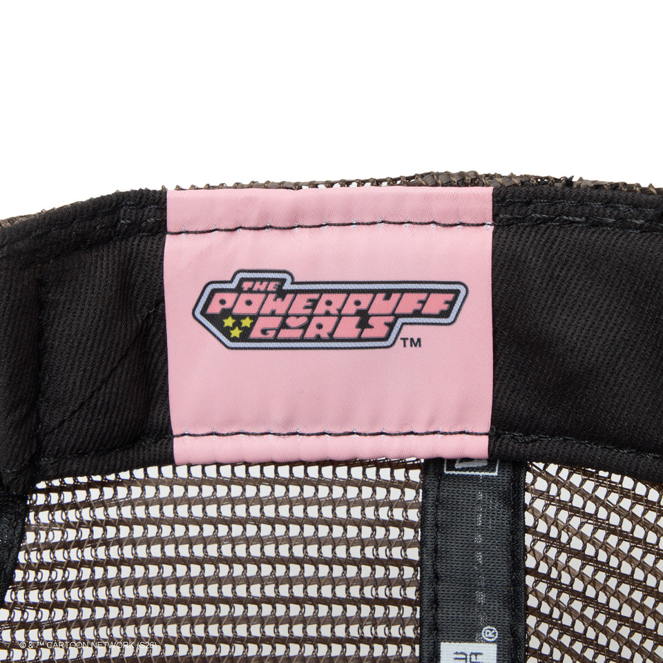 9FORTY A-Frame Trucker The Powerpuff Girls パワーパフ ガールズ ハート クロームホワイト/バーントウッド