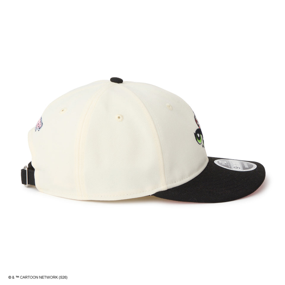 PC 9FIFTY Curved Visor The Powerpuff Girls パワーパフ ガールズ ツートン クロームホワイト/ブラック | NEW ERA ニューエラ公式オンラインストア