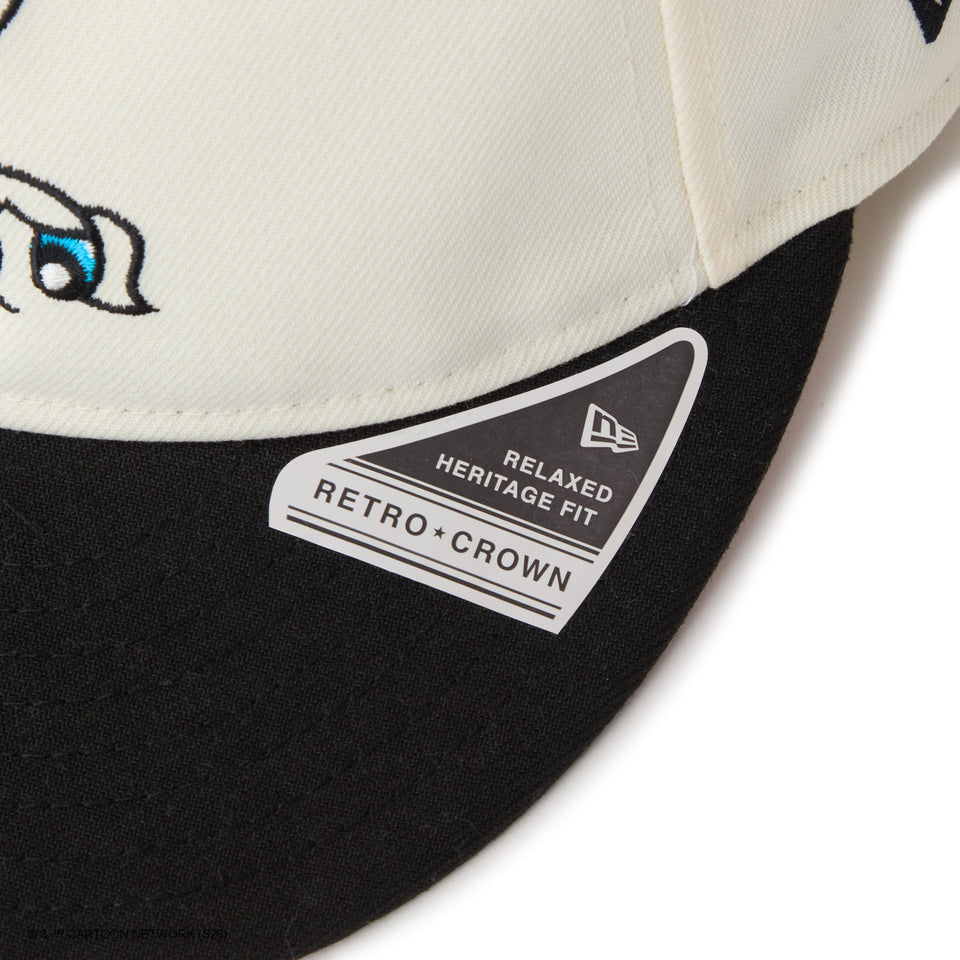 PC 9FIFTY Curved Visor The Powerpuff Girls パワーパフ ガールズ ツートン クロームホワイト/ブラック | NEW ERA ニューエラ公式オンラインストア