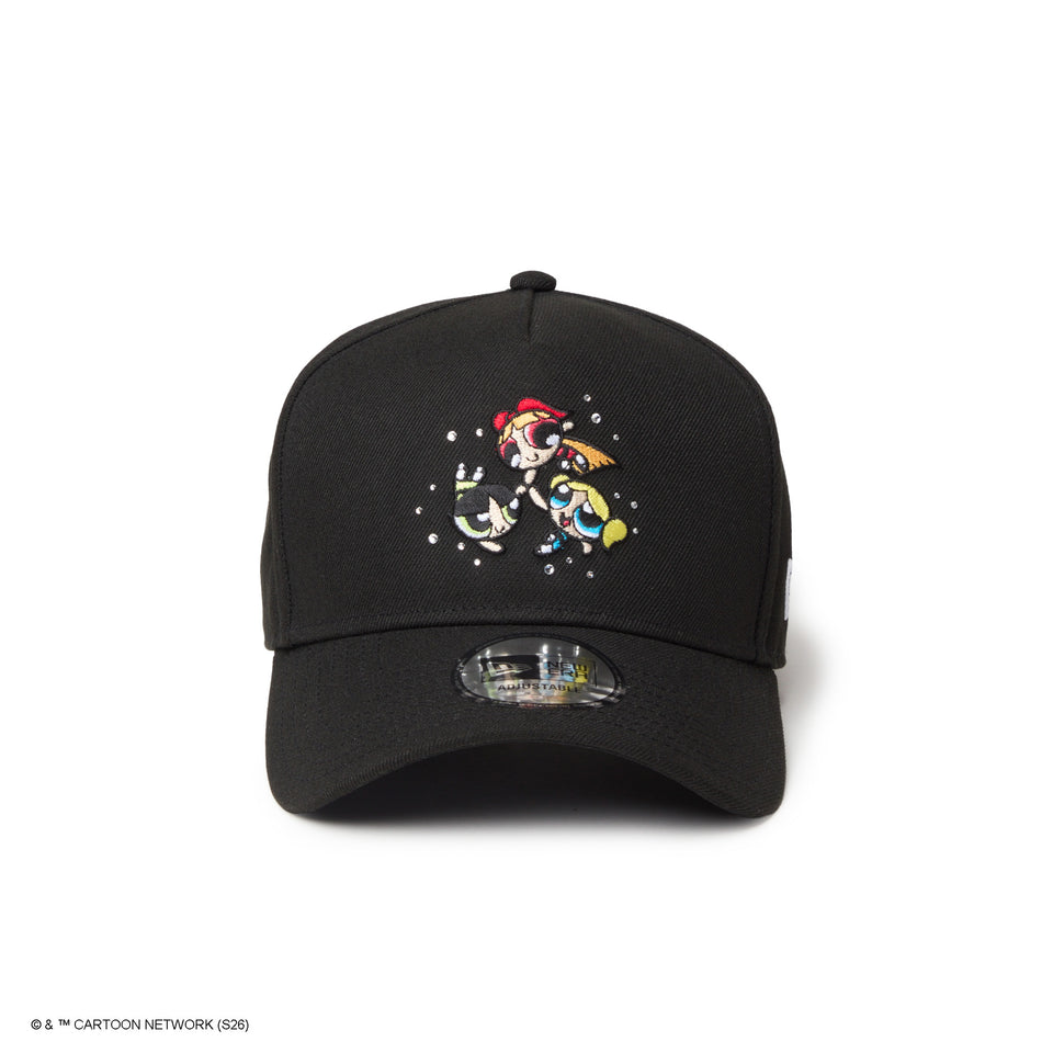 9FORTY A-Frame The Powerpuff Girls パワーパフ ガールズ Rhinestone ラインストーン ブラック | NEW ERA ニューエラ公式オンラインストア