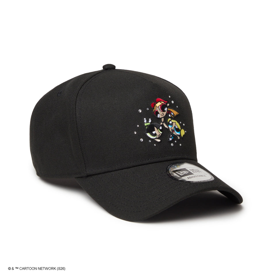 9FORTY A-Frame The Powerpuff Girls パワーパフ ガールズ Rhinestone ラインストーン ブラック | NEW ERA ニューエラ公式オンラインストア