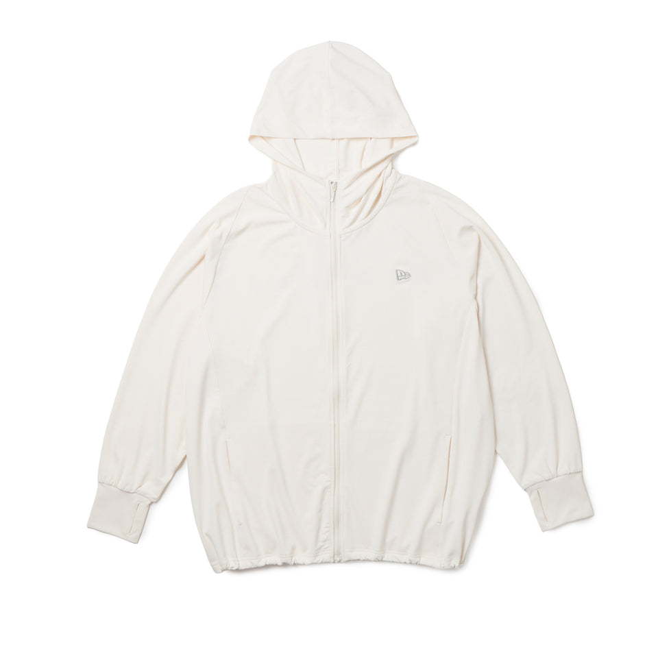 Women's UVカット フルジップ フーディー  アイボリー｜パフォーマンスアパレル | NEW ERA ニューエラ公式オンラインストア