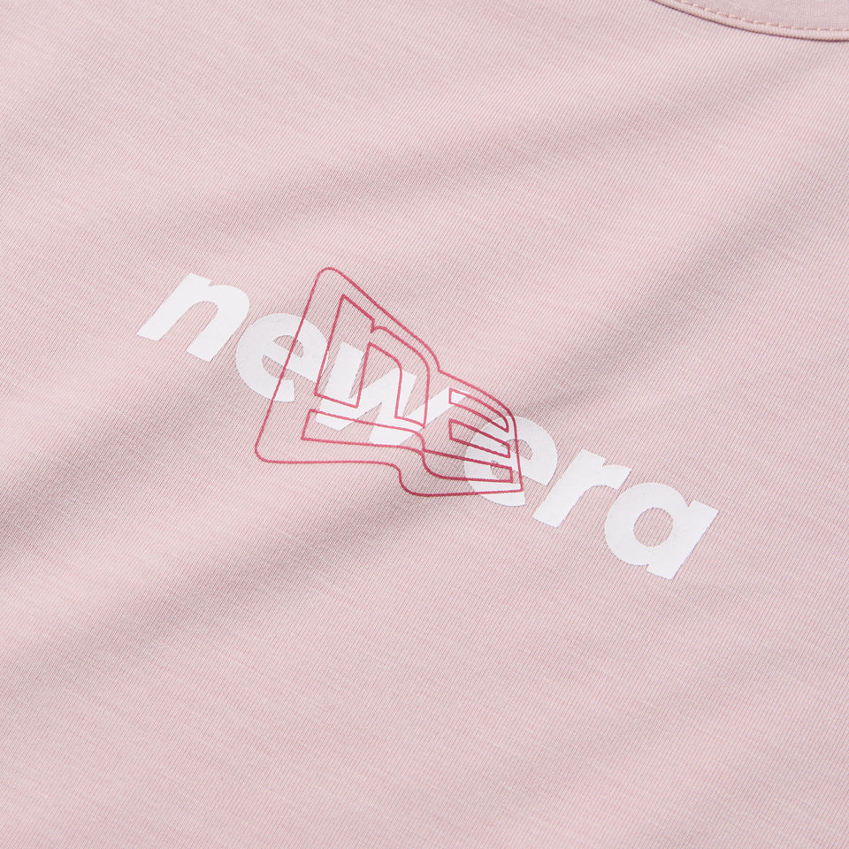 Women's 半袖 テック Tシャツ ショートレングス ライトローズピンク | パフォーマンスアパレル | NEW ERA ニューエラ公式オンラインストア