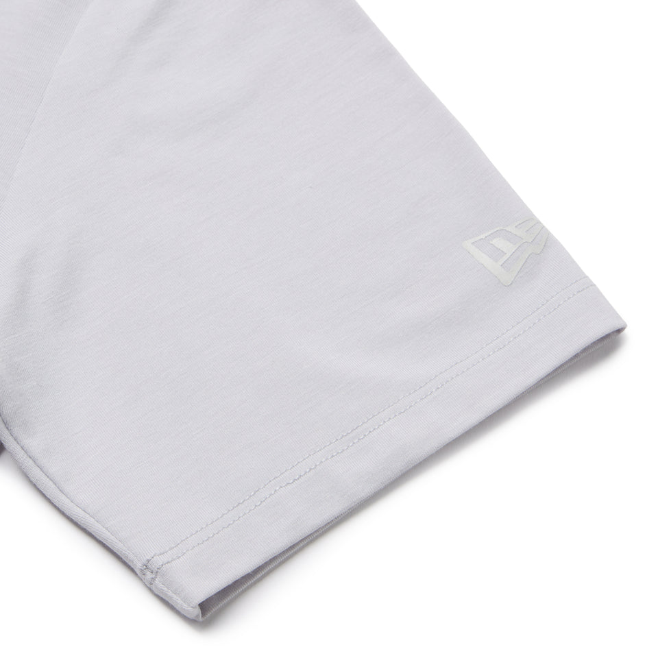 Women's 半袖 テック Tシャツ ショートレングス ライトグレー | パフォーマンスアパレル | NEW ERA ニューエラ公式オンラインストア