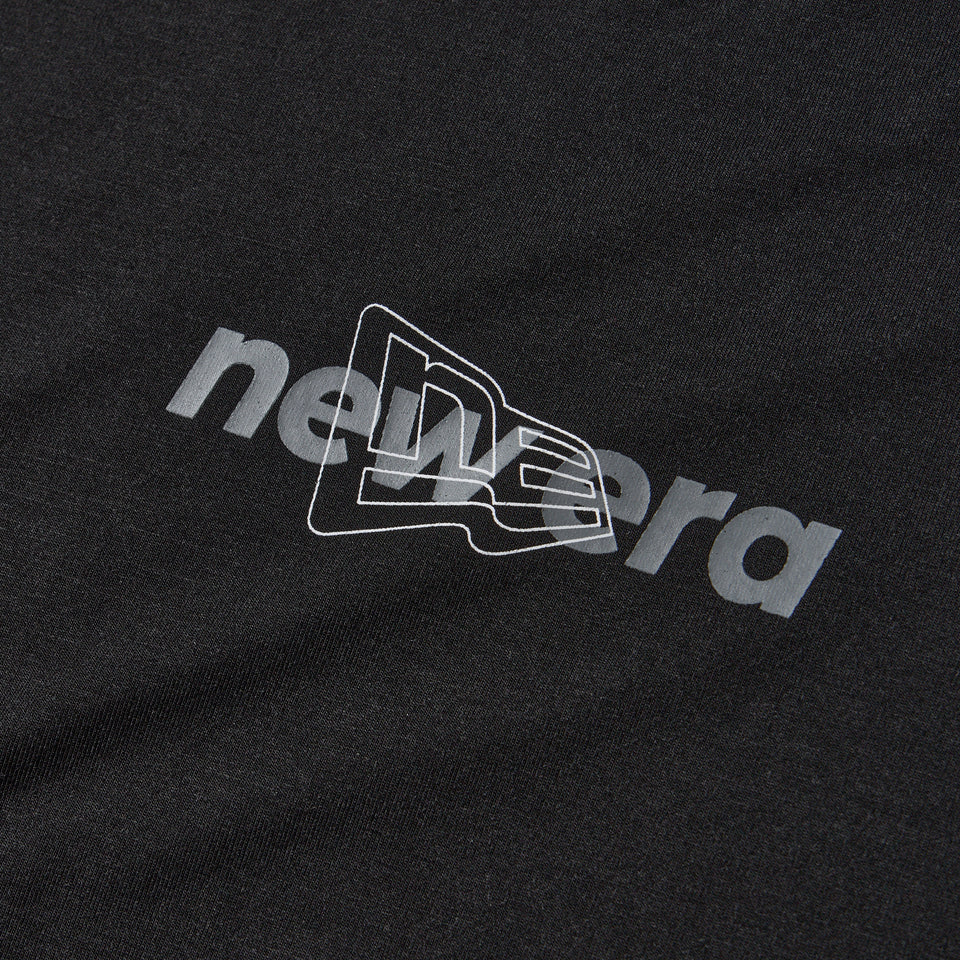 Women's 半袖 テック Tシャツ ショートレングス ブラック | パフォーマンスアパレル | NEW ERA ニューエラ公式オンラインストア