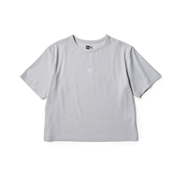 Women's 半袖 テック Tシャツ ショートレングス カッティング デザイン