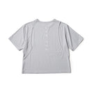 Women's 半袖 テック Tシャツ ショートレングス カッティング デザイン ライトグレー | パフォーマンスアパレル | NEW ERA ニューエラ公式オンラインストア