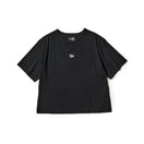 Women's 半袖 テック Tシャツ ショートレングス カッティング デザイン  ブラック | パフォーマンスアパレル | NEW ERA ニューエラ公式オンラインストア