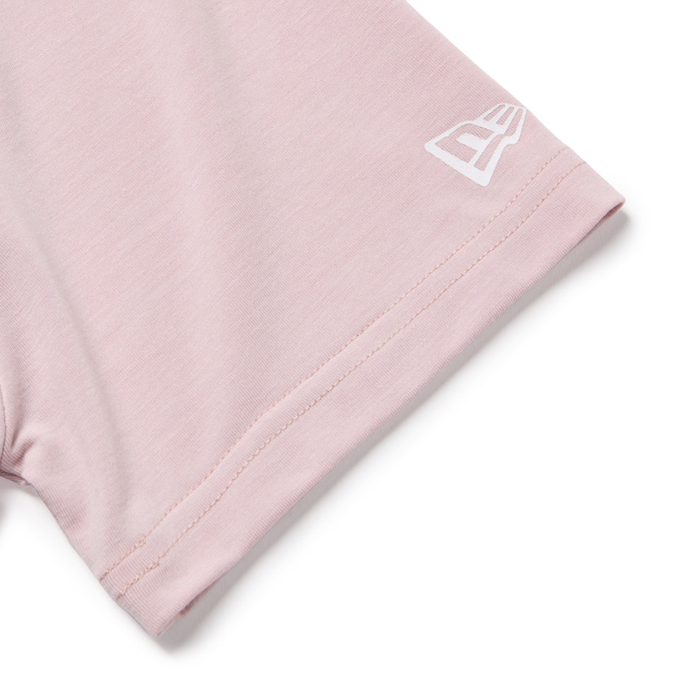 Women's 半袖 テック Tシャツ ミドルレングス ラグラン ライトローズピンク | パフォーマンスアパレル | NEW ERA ニューエラ公式オンラインストア