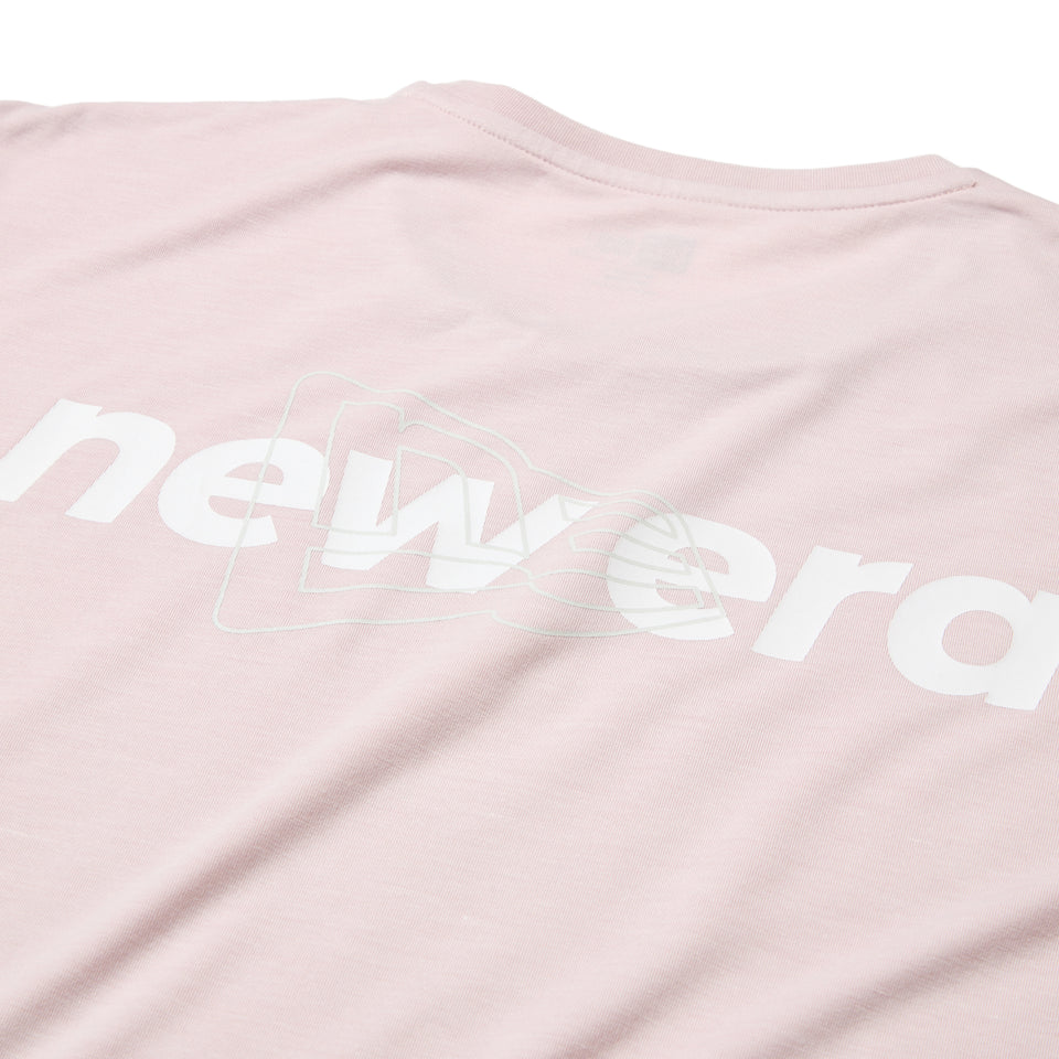 Women's 半袖 テック Tシャツ ロングレングス ライトローズピンク | パフォーマンスアパレル | NEW ERA ニューエラ公式オンラインストア