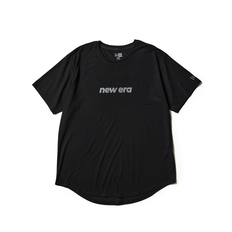 Women's 半袖 テック Tシャツ ロングレングス ブラック | パフォーマンスアパレル | NEW ERA ニューエラ公式オンラインストア