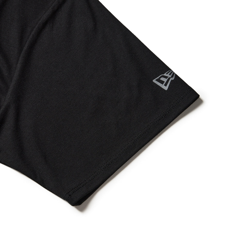 Women's 半袖 テック Tシャツ ロングレングス ブラック | パフォーマンスアパレル | NEW ERA ニューエラ公式オンラインストア