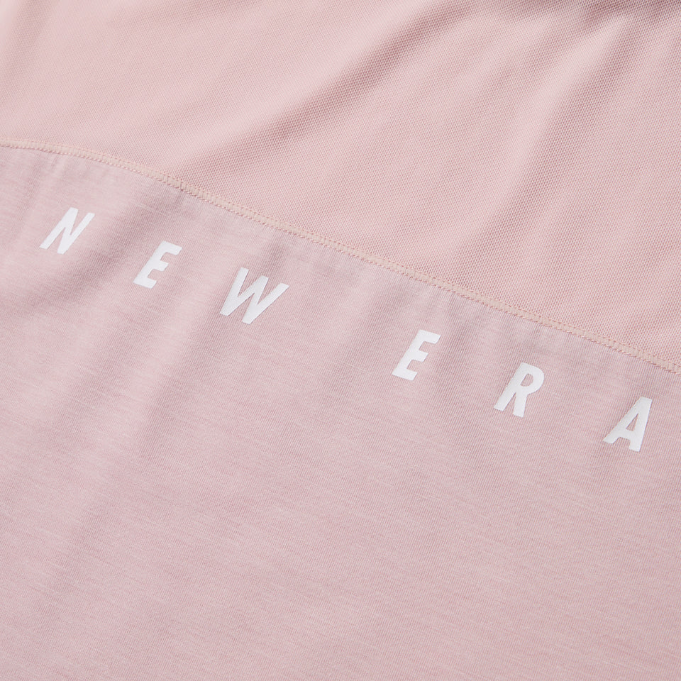 Women's 長袖 Tシャツ Back Sheer Middle Length ライトローズピンク｜パフォーマンスアパレル | NEW ERA ニューエラ公式オンラインストア