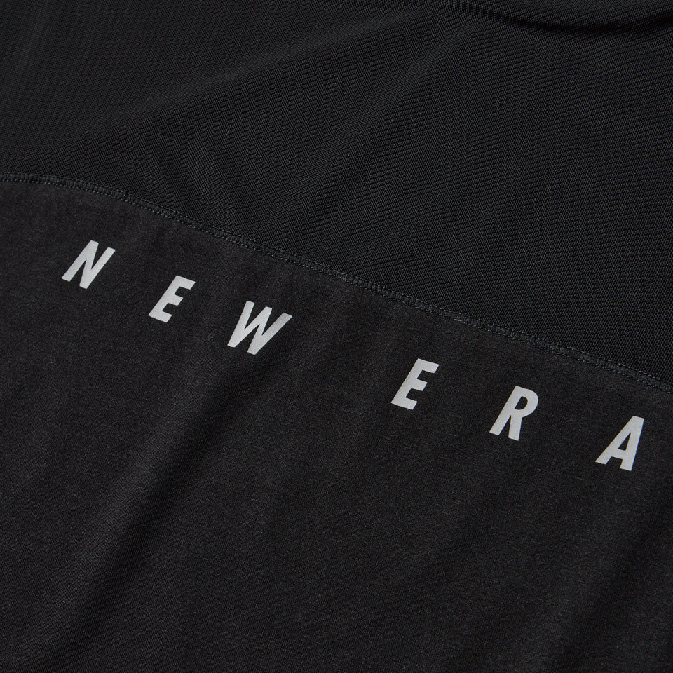 Women's 長袖 Tシャツ Back Sheer Middle Length ブラック｜パフォーマンスアパレル | NEW ERA ニューエラ公式オンラインストア