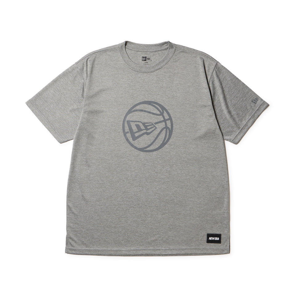 バスケットボール プラクティス 半袖 テック Tシャツ グレー