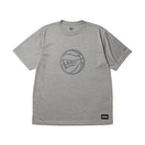 バスケットボール プラクティス 半袖 テック Tシャツ グレー｜パフォーマンスアパレル | NEW ERA ニューエラ公式オンラインストア