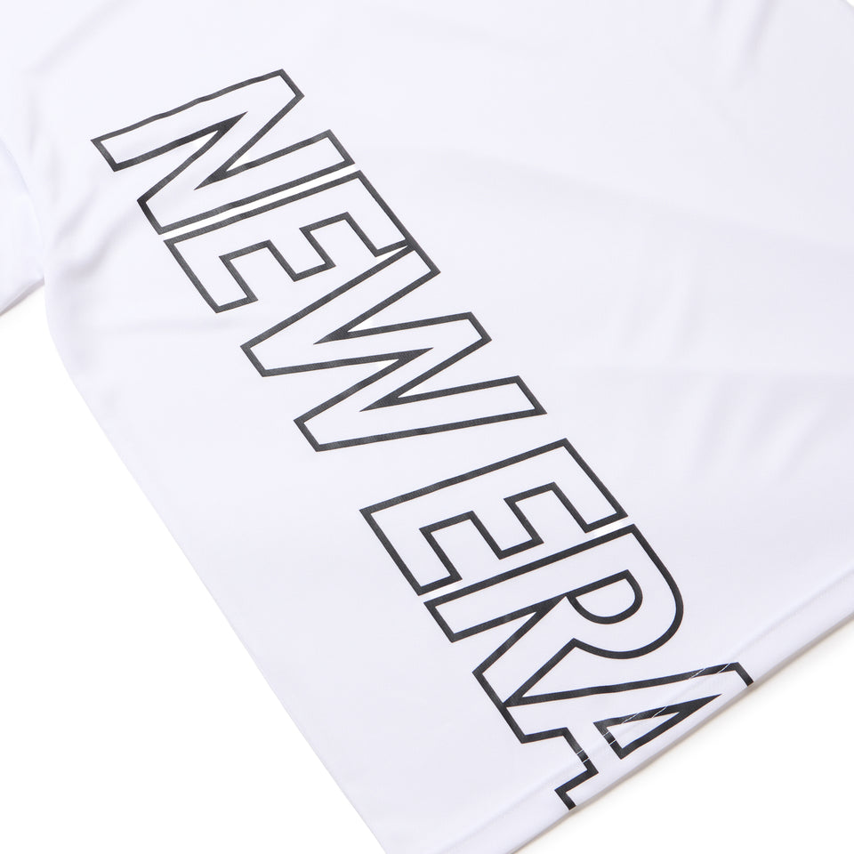 半袖 テックTシャツ Vertical Logo ホワイト | パフォーマンスアパレル | NEW ERA ニューエラ公式オンラインストア