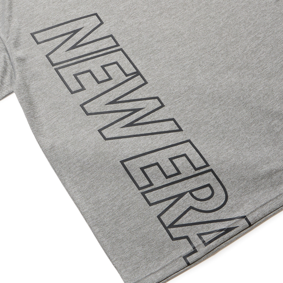 半袖 テックTシャツ Vertical Logo グレー | パフォーマンスアパレル | NEW ERA ニューエラ公式オンラインストア