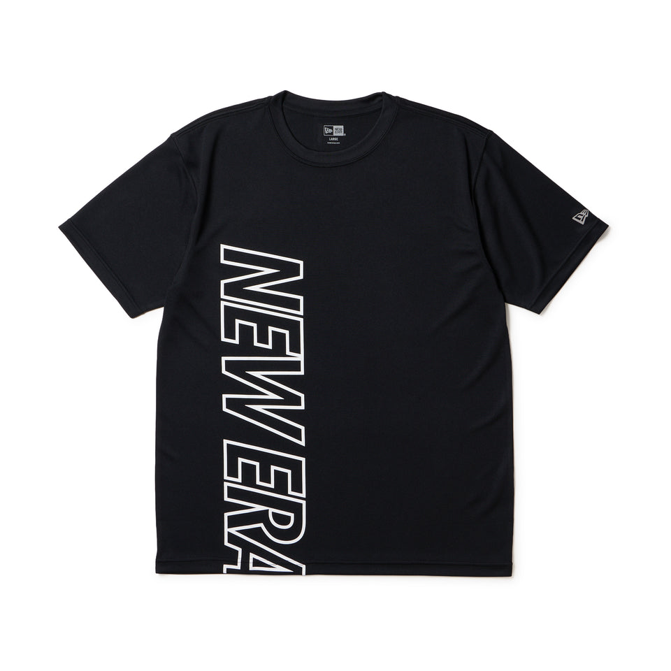 半袖 テックTシャツ Vertical Logo ブラック | パフォーマンスアパレル | NEW ERA ニューエラ公式オンラインストア