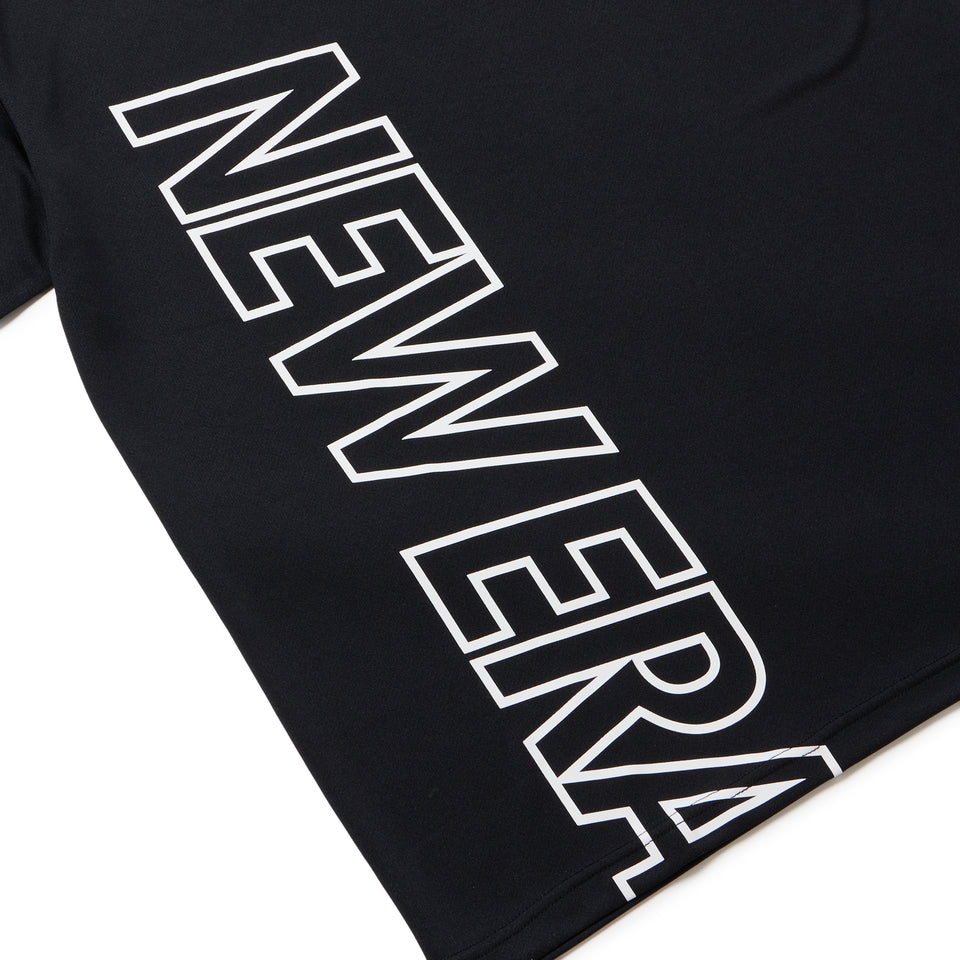半袖 テックTシャツ Vertical Logo ブラック | パフォーマンスアパレル | NEW ERA ニューエラ公式オンラインストア