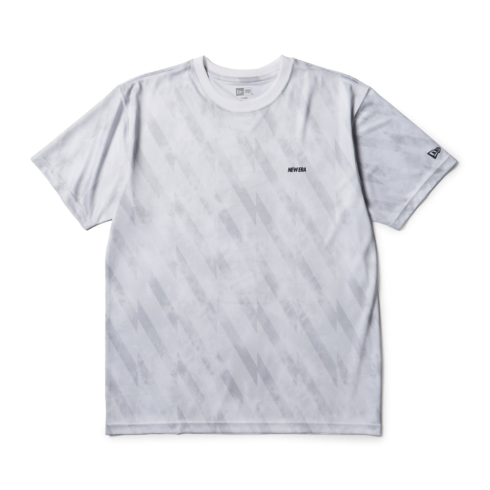半袖 テックTシャツ タイダイ Allover Wordmark Logo ホワイト | パフォーマンスアパレル | NEW ERA ニューエラ公式オンラインストア