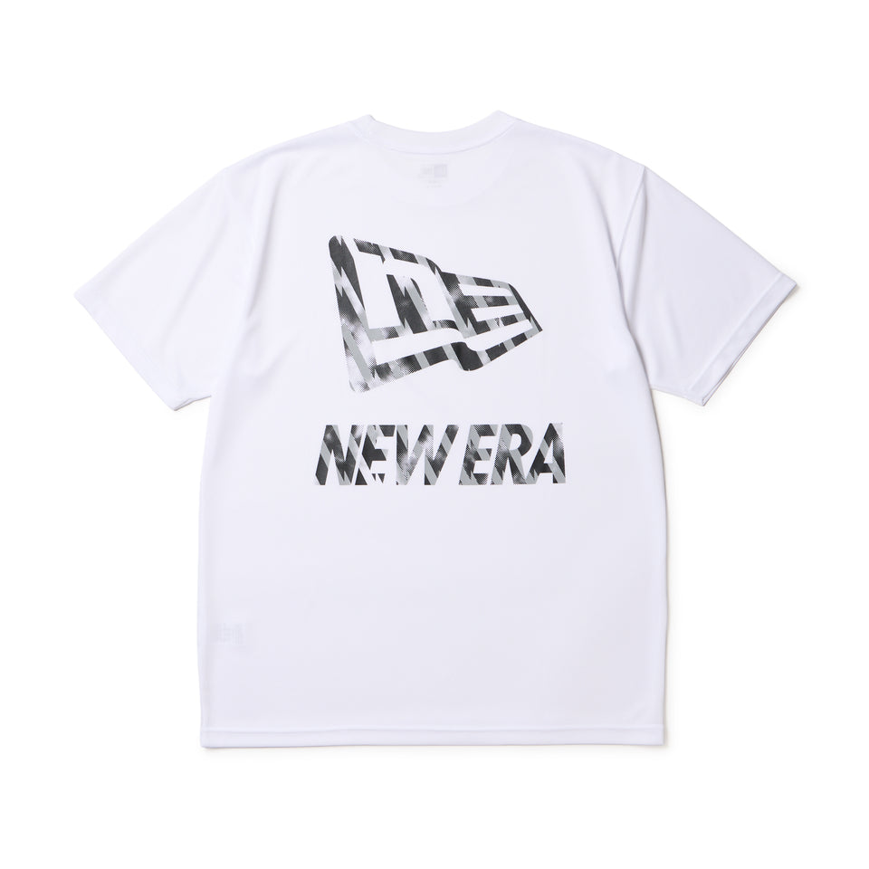 半袖 テックTシャツ タイダイ パターン Flag ＆ Wordmark Logo ホワイト | パフォーマンスアパレル | NEW ERA ニューエラ公式オンラインストア