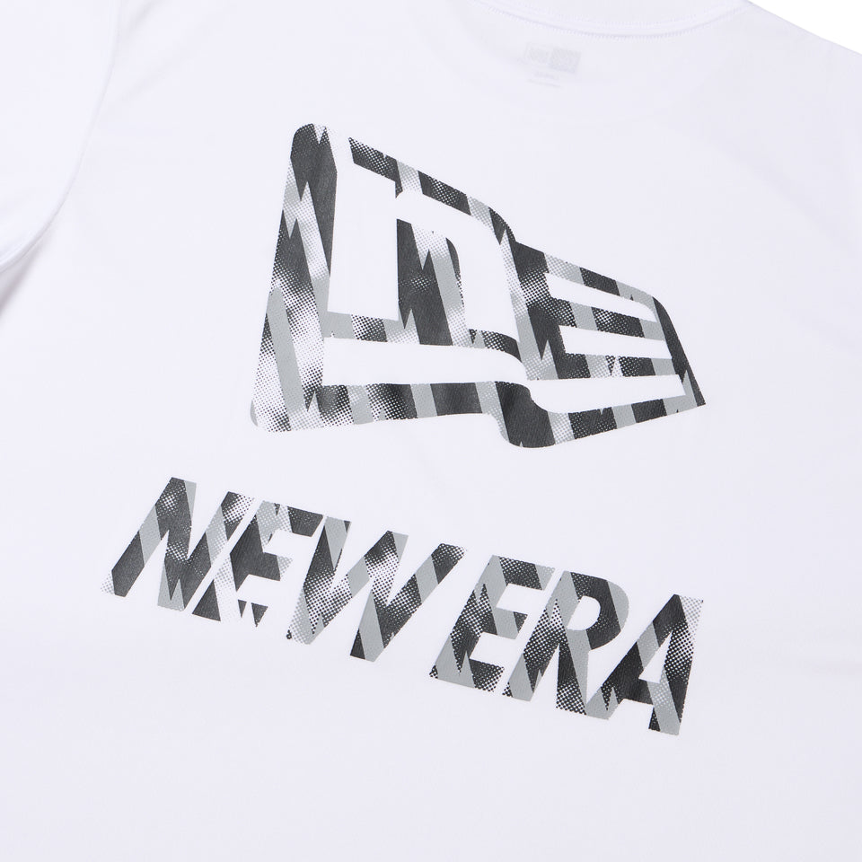 半袖 テックTシャツ タイダイ パターン Flag ＆ Wordmark Logo ホワイト | パフォーマンスアパレル | NEW ERA ニューエラ公式オンラインストア
