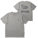 半袖 テックTシャツ タイダイ パターン Flag ＆ Wordmark Logo グレー | パフォーマンスアパレル