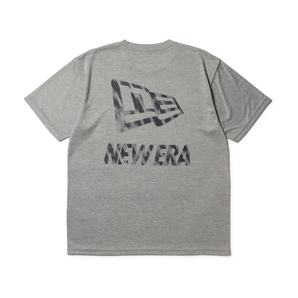 半袖 テックTシャツ タイダイ パターン Flag ＆ Wordmark Logo グレー | パフォーマンスアパレル | NEW ERA ニューエラ公式オンラインストア