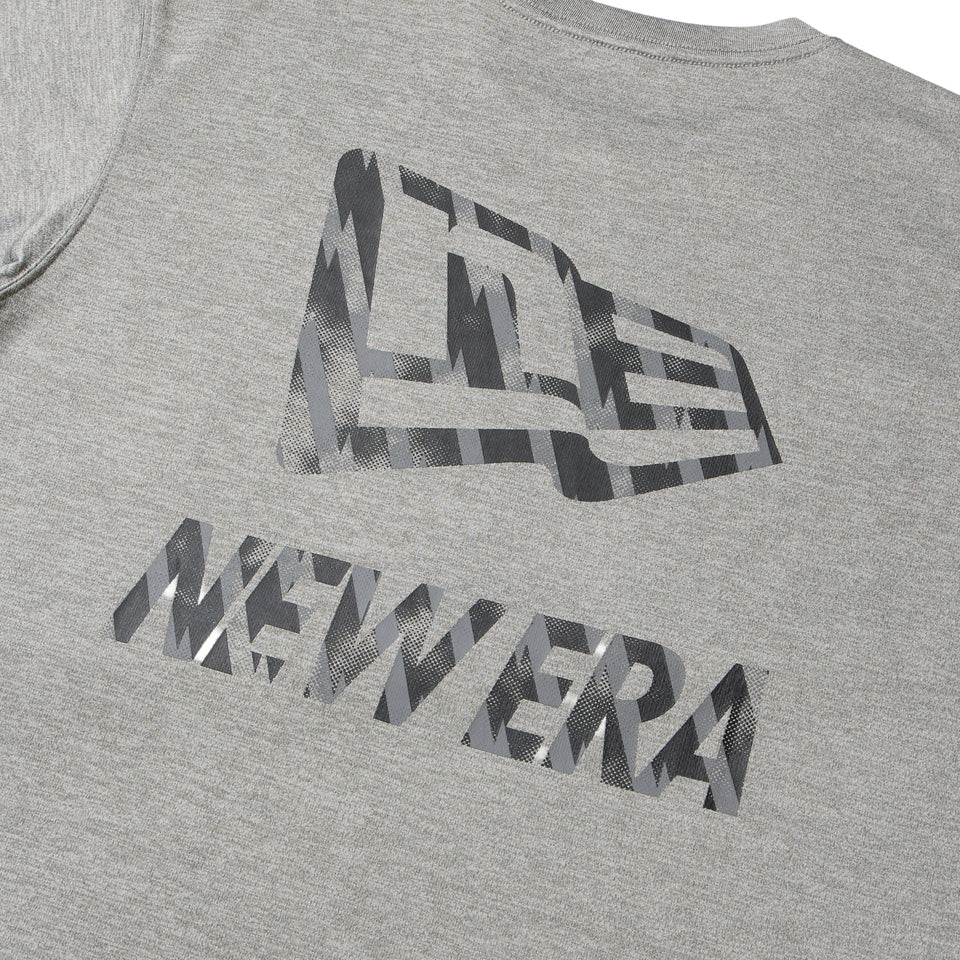 半袖 テックTシャツ タイダイ パターン Flag ＆ Wordmark Logo グレー | パフォーマンスアパレル | NEW ERA ニューエラ公式オンラインストア