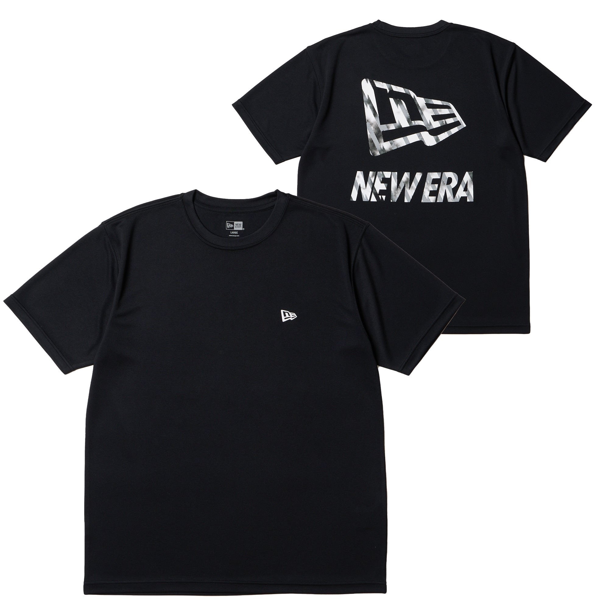 半袖 テックTシャツ タイダイ パターン Flag ＆ Wordmark Logo 