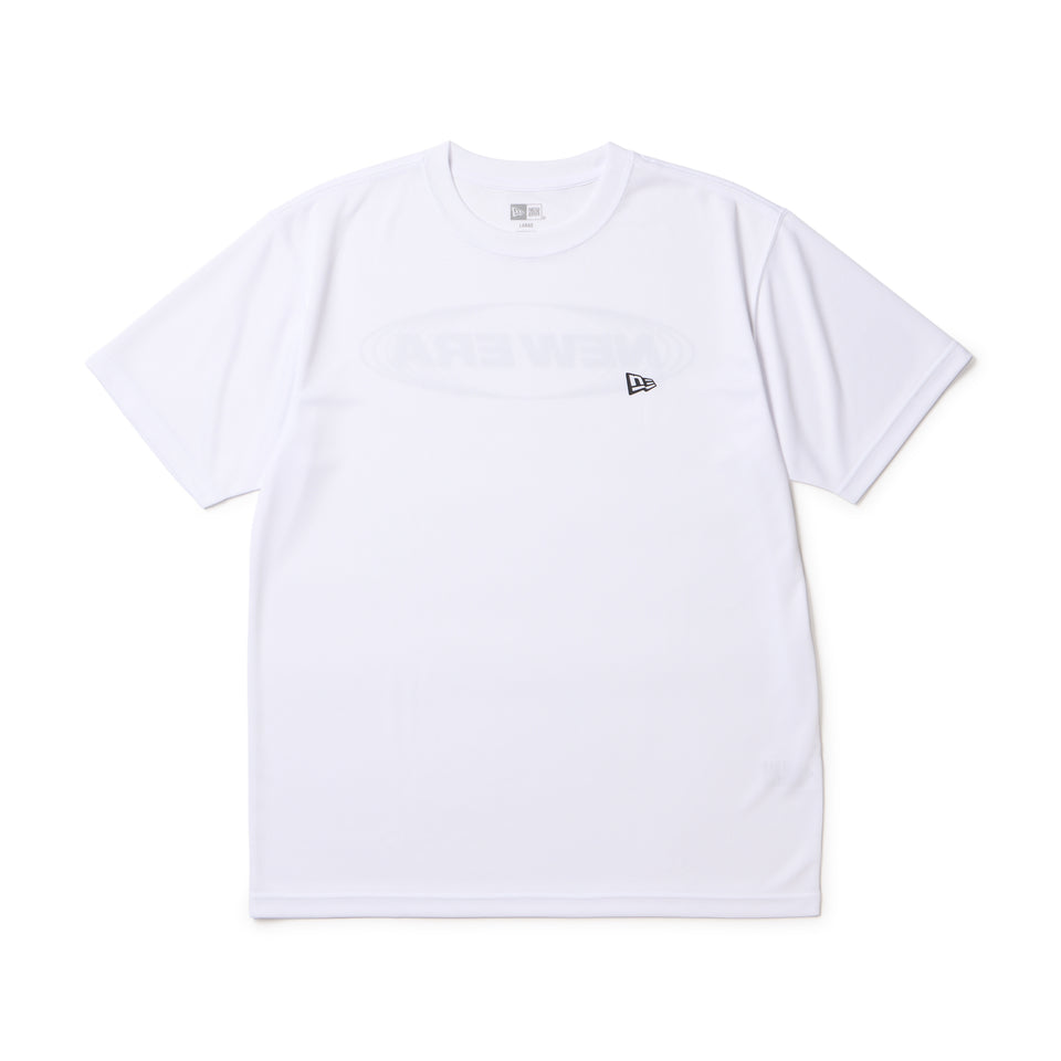 半袖 テック Tシャツ Circle New Era Logo ホワイト | パフォーマンスアパレル | NEW ERA ニューエラ公式オンラインストア