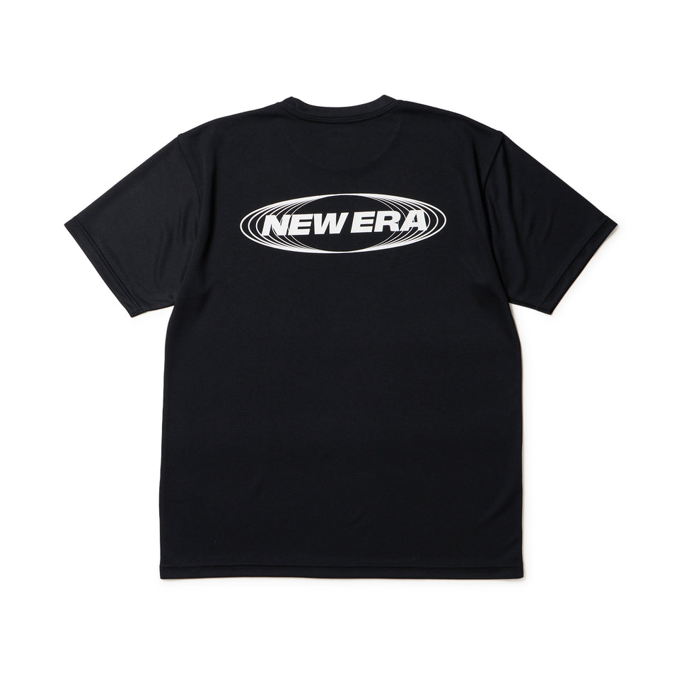 半袖 テック Tシャツ Circle New Era Logo ブラック | パフォーマンスアパレル | NEW ERA ニューエラ公式オンラインストア