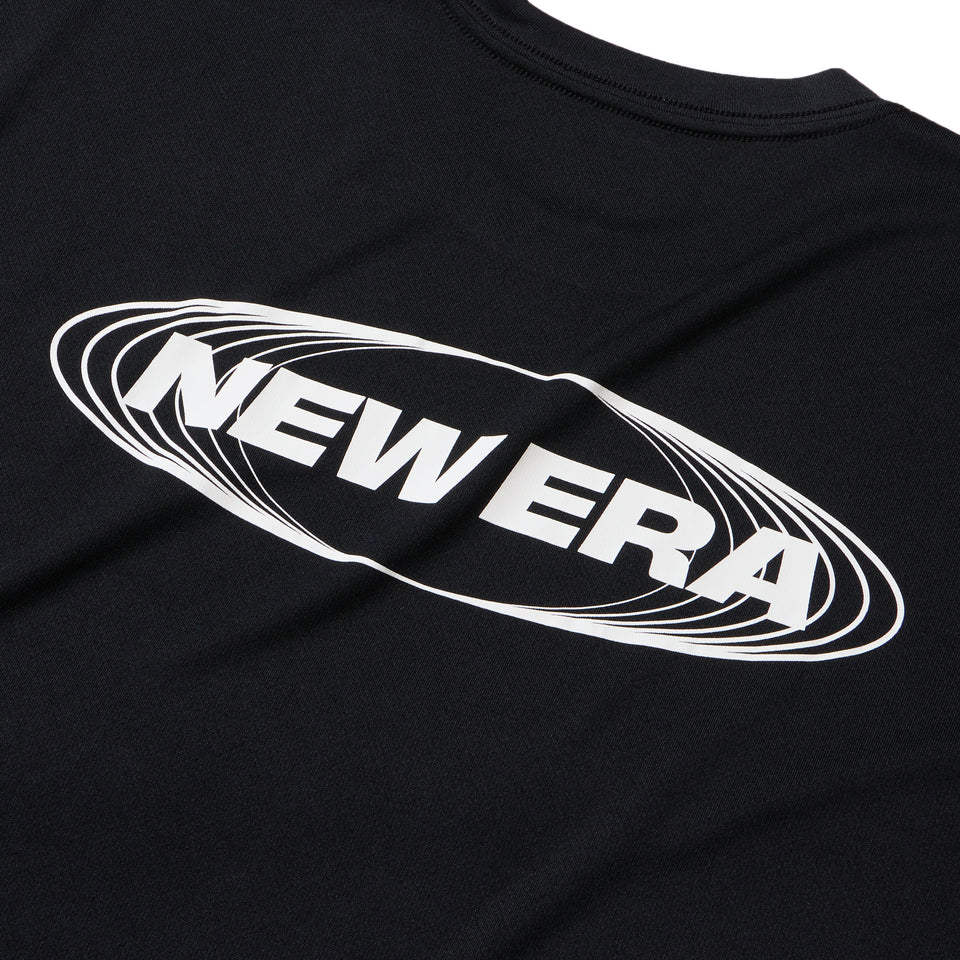 半袖 テック Tシャツ Circle New Era Logo ブラック | パフォーマンスアパレル | NEW ERA ニューエラ公式オンラインストア