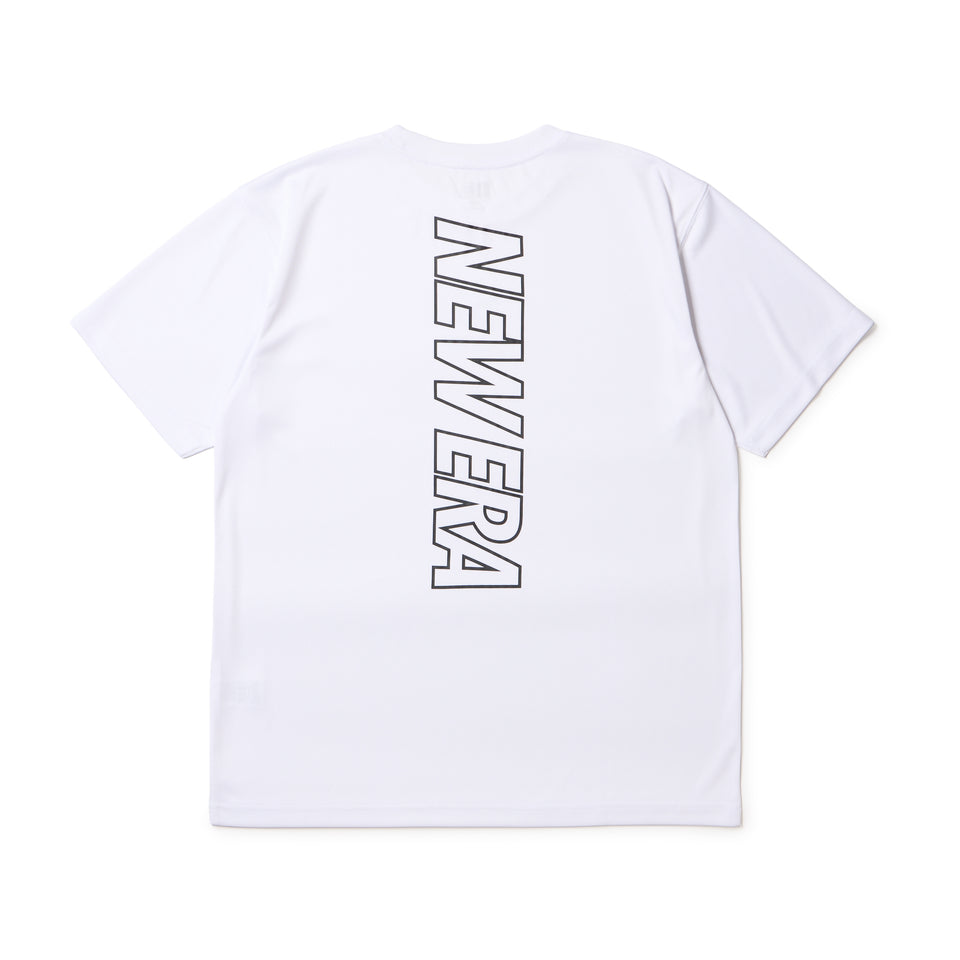 半袖 ラッシュTシャツ Vertical Logo ホワイト | パフォーマンスアパレル | NEW ERA ニューエラ公式オンラインストア