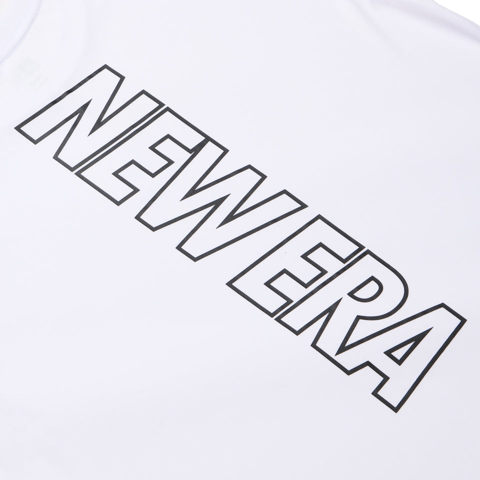 半袖 ラッシュTシャツ Vertical Logo ホワイト | パフォーマンスアパレル | NEW ERA ニューエラ公式オンラインストア