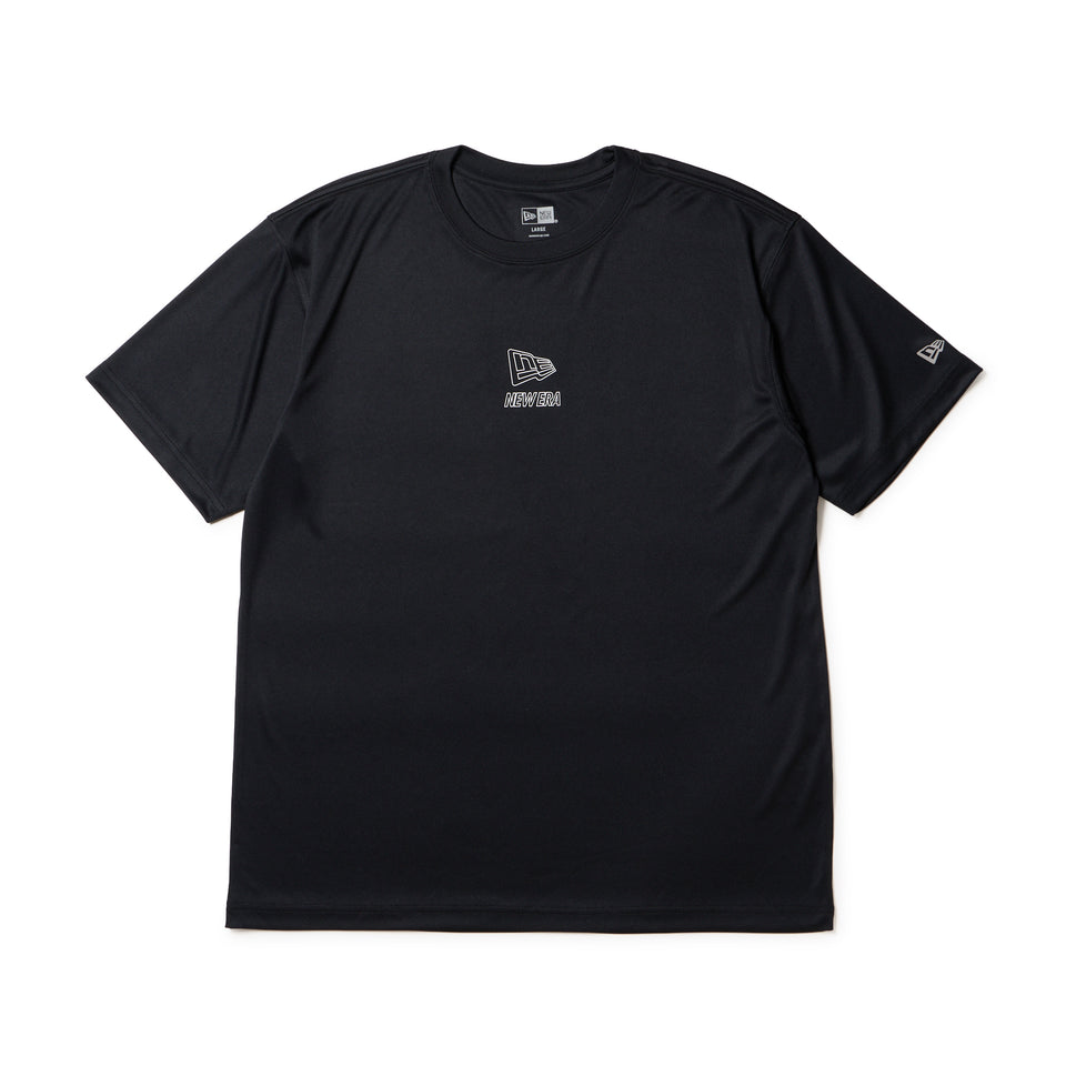 半袖 ラッシュTシャツ Vertical Logo ブラック | パフォーマンスアパレル | NEW ERA ニューエラ公式オンラインストア