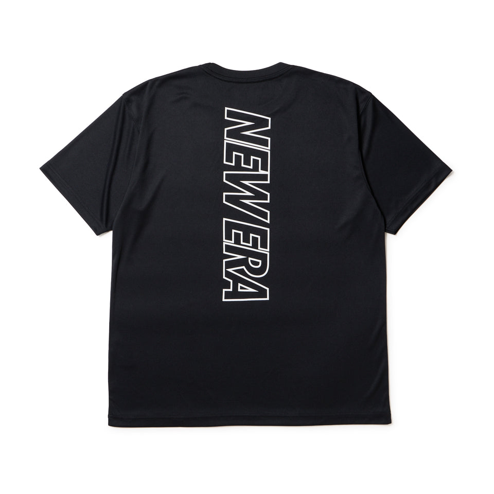 半袖 ラッシュTシャツ Vertical Logo ブラック | パフォーマンスアパレル | NEW ERA ニューエラ公式オンラインストア
