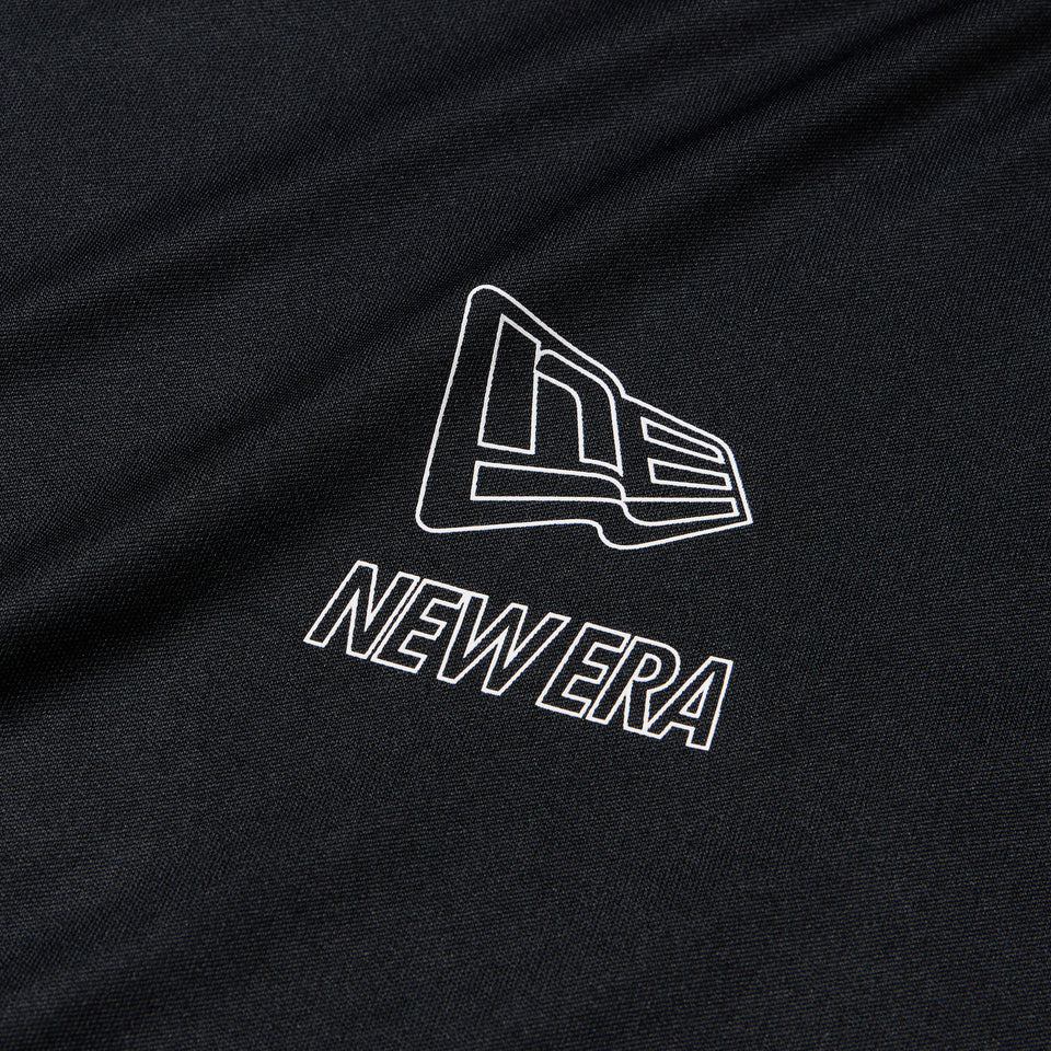 半袖 ラッシュTシャツ Vertical Logo ブラック | パフォーマンスアパレル | NEW ERA ニューエラ公式オンラインストア