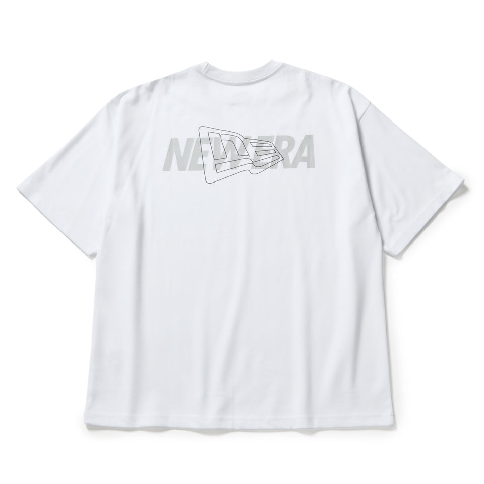 半袖 オーバーサイズド パフォーマンスTシャツ Overlap Logo ホワイト | パフォーマンスアパレル | NEW ERA ニューエラ公式オンラインストア