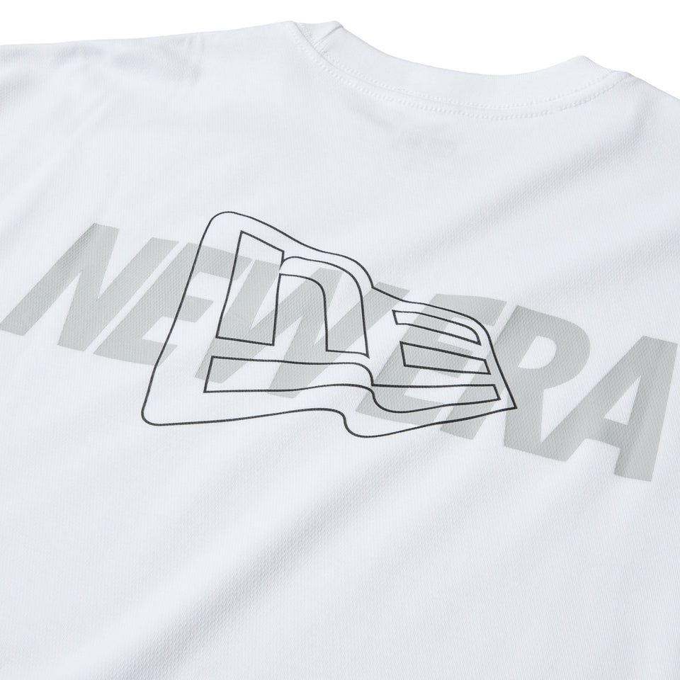 半袖 オーバーサイズド パフォーマンスTシャツ Overlap Logo ホワイト | パフォーマンスアパレル | NEW ERA ニューエラ公式オンラインストア