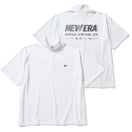 半袖 オーバーサイズド パフォーマンス ハーフジップ Tシャツ アーカイブロゴ ホワイト | パフォーマンスアパレル