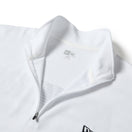 半袖 オーバーサイズド パフォーマンス ハーフジップ Tシャツ アーカイブロゴ ホワイト | パフォーマンスアパレル | NEW ERA ニューエラ公式オンラインストア