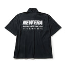 半袖 オーバーサイズド パフォーマンス ハーフジップ Tシャツ アーカイブロゴ ブラック | パフォーマンスアパレル | NEW ERA ニューエラ公式オンラインストア